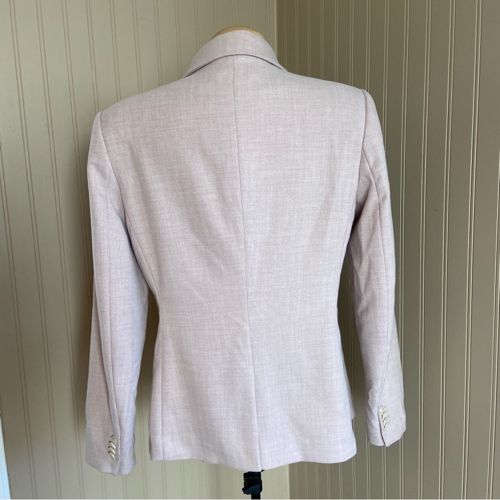 H&M Dust Pink Classic Blazer Women’s Size Large - Picture 6 of 8
